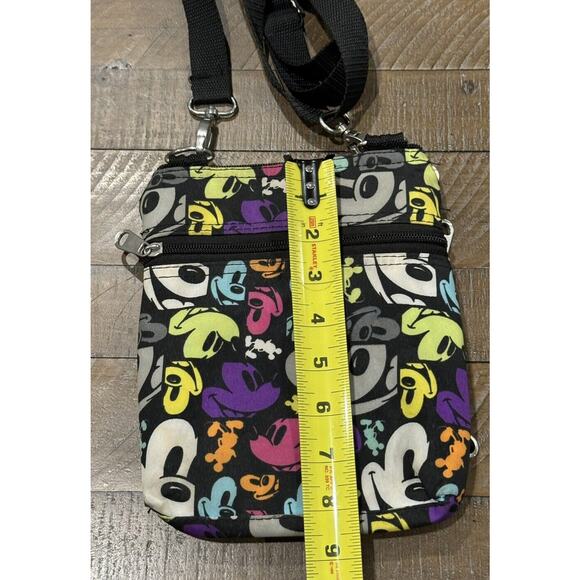 Disney Parks Exclusive Mickey Mouse Faces Pop Art Print Crossbody - Picture 9 of 9